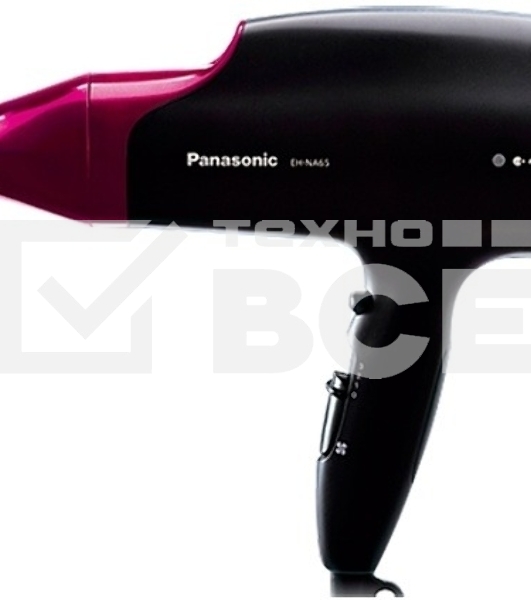 Фен Panasonic EH-NA65 черный/розовый, 2000 Вт, ионизация