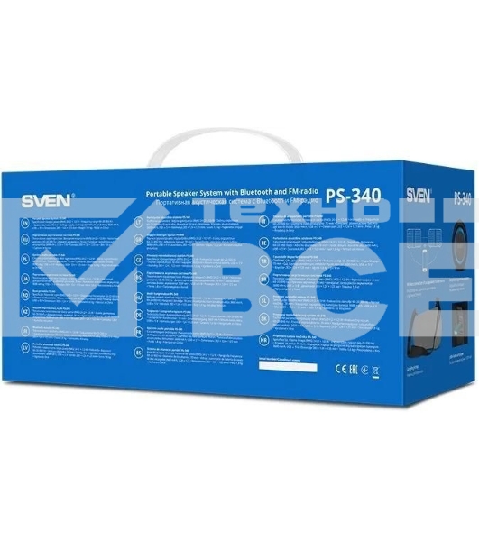 Мобильные колонки Sven PS-340 2.0 черный