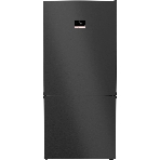 Холодильник Bosch KGP86AXB0N черный двухкамерный 419/202л морозилка снизу, No Frost, фото 1