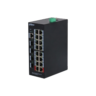 Коммутатор Dahua DH-HS4420-16GT-190, 16×1 Гбит/с + 4×1 Гбит/с SFP, управляемый