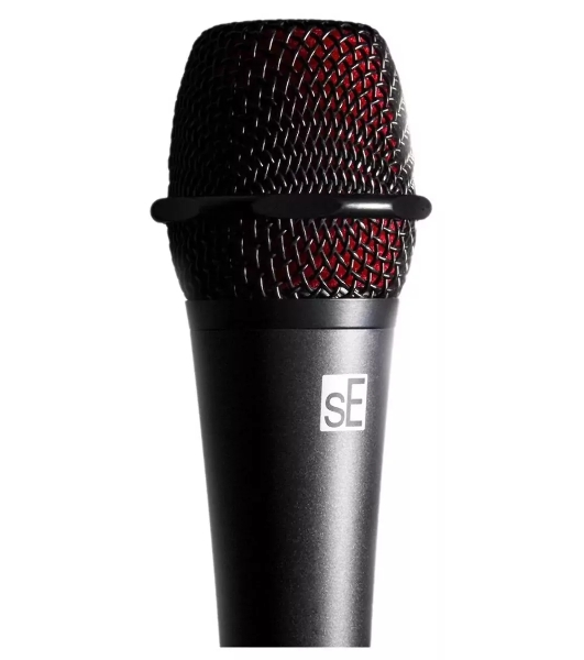 Микрофон динамический sE Electronics V3 50 Гц - 16 кГц, кардиоида, комплектация: микрофонный зажим, адаптер с резьбой, чёрная ветрозащита, транспортировочный чехол на молнии