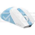 Мышь беспроводная A4Tech Fstyler FG45CS Air2 голубой/белый, 2000 dpi, радиоканал, USB, кнопки - 7, фото7