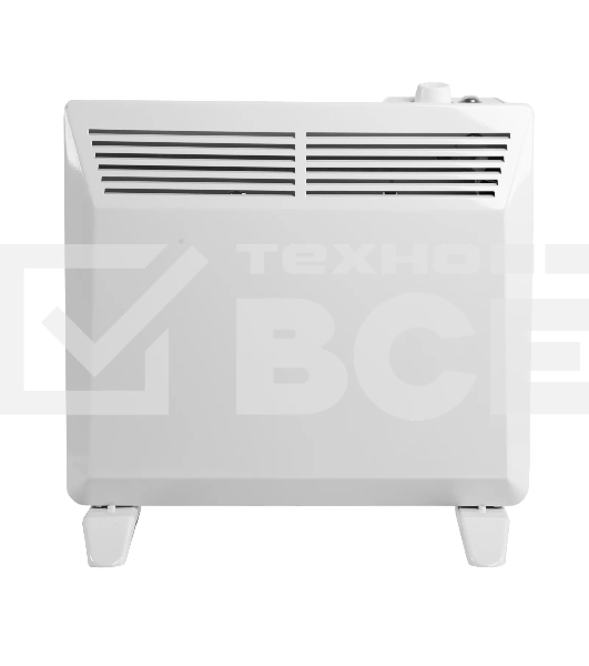 Конвектор Denzel XCE-1000 белый, 1000 Вт, 15 м2, термостат