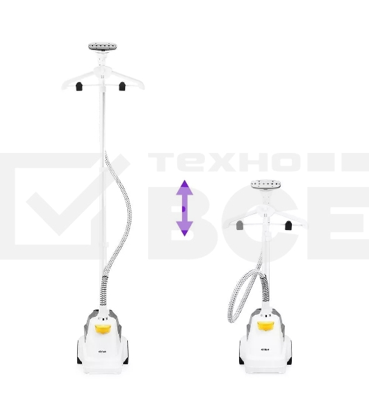 Отпариватель напольный Kitfort КТ-9155 2200Вт белый/черный