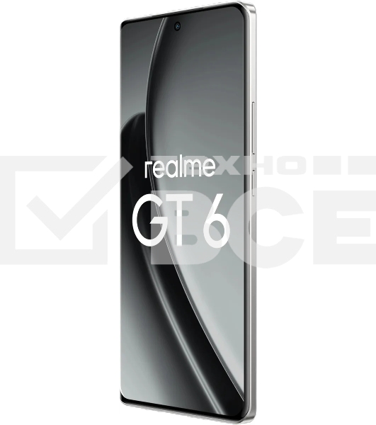Смартфон Realme GT6 5G, 12/256Gb, серебристый