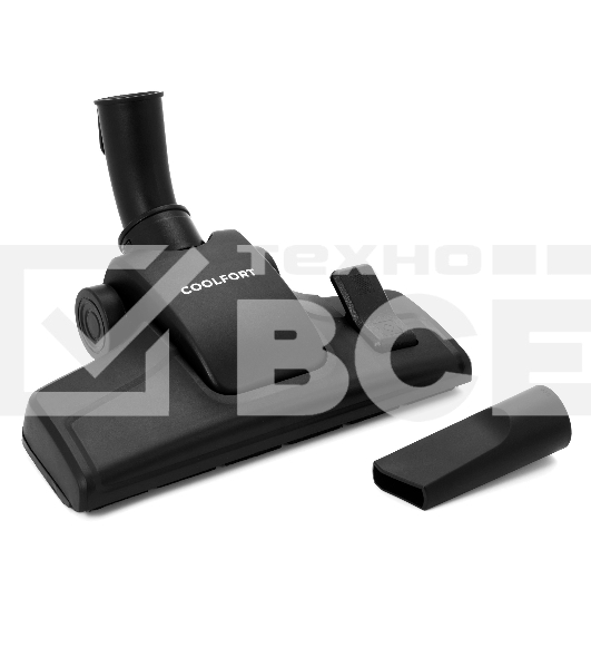 Пылесос Coolfort CF-3041 (MC) черный/серый, мощность всасывания 450 Вт, уборка сухая, пылесборник мешок 3 л.