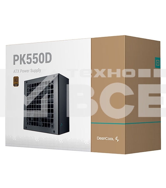 Блок питания Deepcool / GamerStorm PK550D, 550Вт, 80 PLUS Bronze, 120мм, черный
