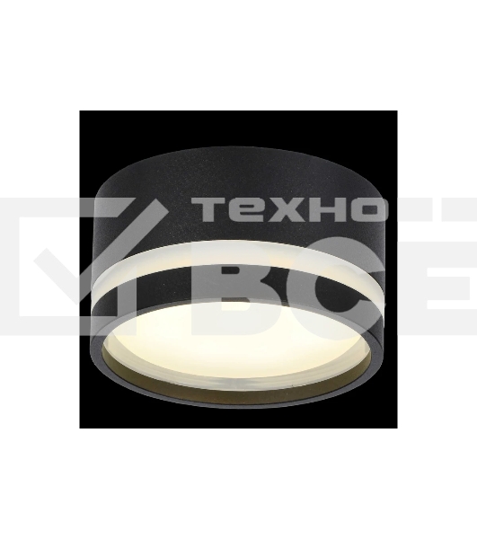 Светильник 4032 накладной потолочный под лампу GX53 черный LIGHTING