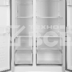 Холодильник Hyundai CS5003F белое двухкамерный 331/165л морозилка сбоку, Total No Frost, Side by Side, фото2