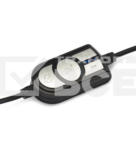 Наушники с микрофоном Oklick HS-M400 черный 1.8м накладные оголовье