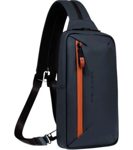 Рюкзак слинг Piquadro C20W CA6466C2OW/BLU синий полиэстер