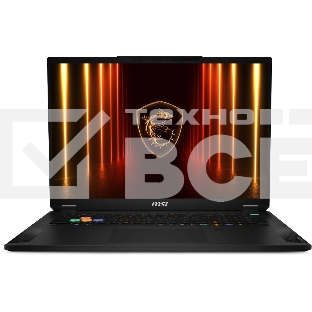 Ноутбук MSI Stealth 18 HX AI A2XWJG-052RU черный Core Ultra 9 275HX 64Gb SSD2Tb NVIDIA GeForce RTX 5090 для ноутбуков 24Gb 18