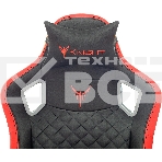 Кресло игровое Knight OUTRIDER черный/красный ромбик эко.кожа с подголов. крестовина металл, фото34