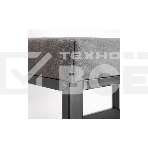 Банкетка ЗМИ Торонто 23S каркас черный, сиденье серый БТ23СЧС, фото3