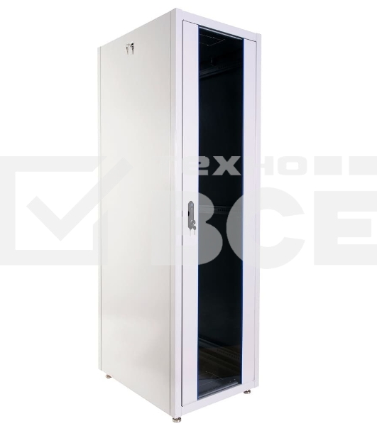 Шкаф телекоммуникационный напольный ЭКОНОМ 42U (600 × 600) дверь металл 2 шт.