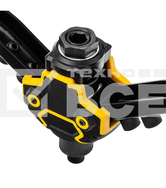 Заклепочник двуручный Denzel заклепки 2,4-3,2-4,0-4,8-6,4 мм