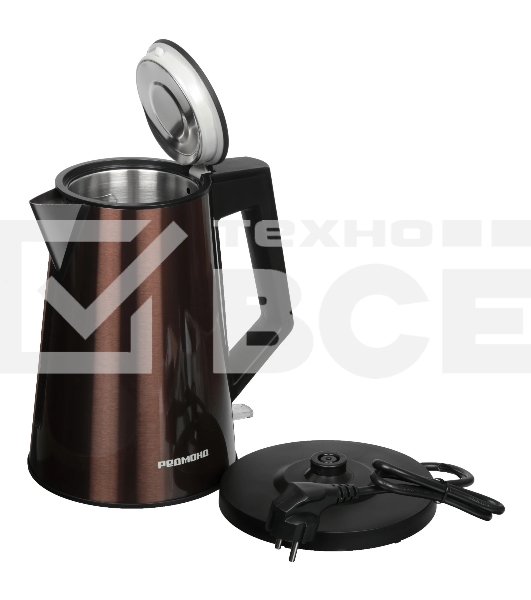 Чайник электрический Redmond KM-244, коричневый