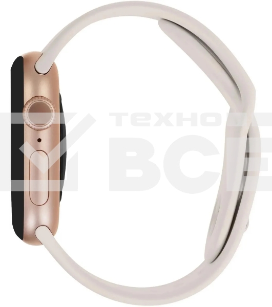 Умные часы Apple Watch Series 11 A3333 46мм OLED корп.розовое золото Sport Band рем.белый разм.брасл.:S/M (MEV64LW/A)