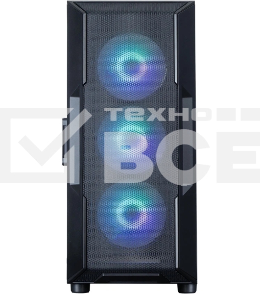 Корпус ZALMAN MidiTower I3 NEO ARGb V2 black (ATX, без БП, 2xUSB3.0, 4x120мм ARGb) (Zalman i3 NEO ARGb V2 Black)
