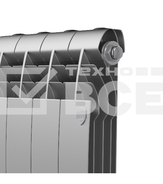 Радиатор Royal Thermo BiLiner 350 Silver Satin VR80 - 10 секц.