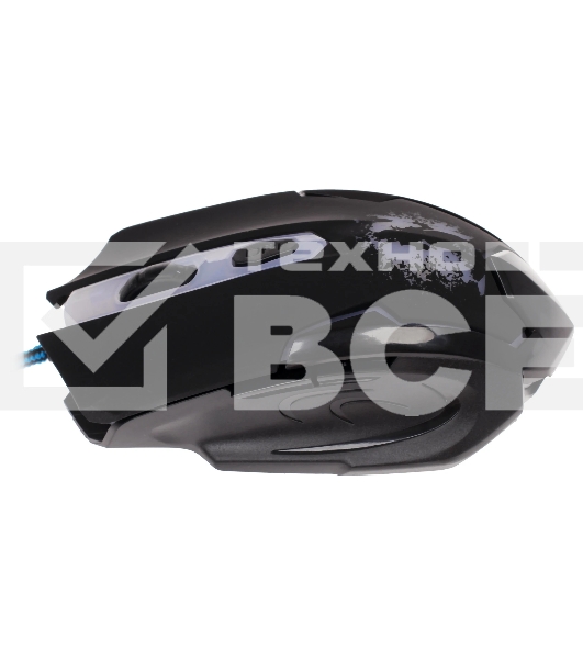 Комплект клавиатура+мышь Qumo Spirit of Wisdom проводной, USB, 2400 DPI, чёрный