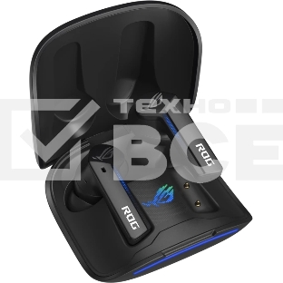 Гарнитура ASUS ROG Cetra True Wireless SpeedNova чёрный, беспроводная, радиоканал, до 26 ч, совместимость с PS5