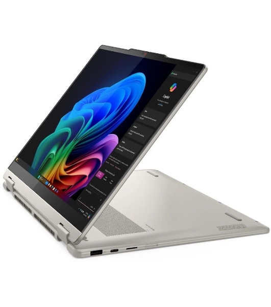 Ноутбук Lenovo Yoga 7 14AKP10/14'/OLED/AMD Ryzen AI 5 340/24Gb/1Tb SSD/AMD Radeon 840M/Windows 11 Pro/бежевый/1.38kg