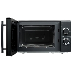 Микроволновая печь CASO M 20 EASY зеркальный/черный, 20 л, 700 Вт, переключатели - поворотный механизм, фото5