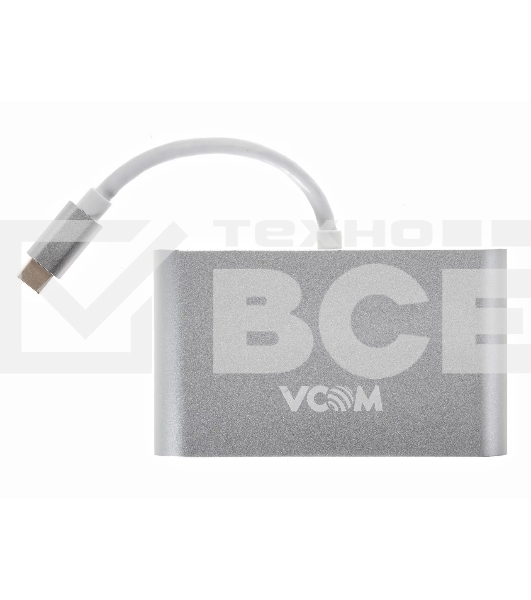 Кабель-адаптер USB3.1 Type-CM-->HDMI+USB3.0+RJ45+PD charging  VCOM <CU455> Кабель-адаптер USB3.1 Type-CM-->HDMI+USB3.0+RJ45+PD charging  VCOM <CU455>