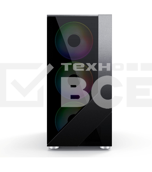 Компьютерный корпус AeroCool / Formula V-LINE 7713 черный без БП ATX 3x120mm 2xUSB2.0 1xUSB3.0 audio bott PSU