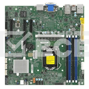 Материнская плата Supermicro X12SCZ-F-B Socket LGA1200 Intel W480E 4DDR4 ECC/DDR4 MicroATX