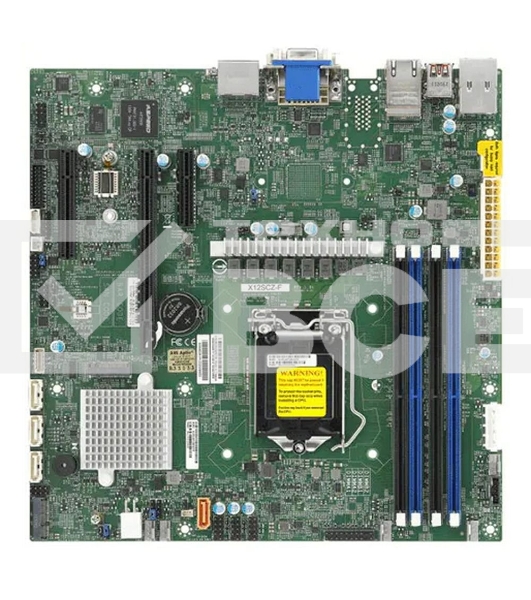 Материнская плата Supermicro X12SCZ-F-B Socket LGA1200 Intel W480E 4DDR4 ECC/DDR4 MicroATX