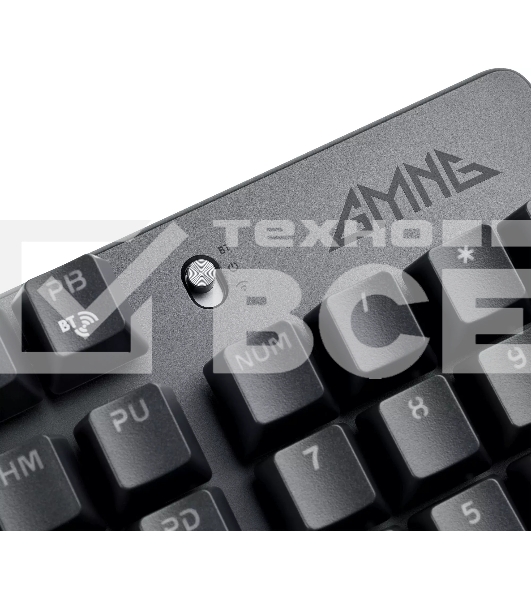 Клавиатура GMNG GG-KB785XW (1901105) беспроводная, USB, Bluetooth/Радиоканал, черный/серый