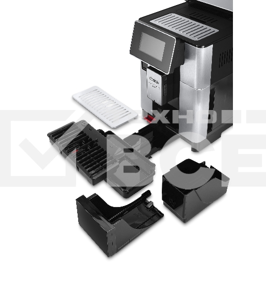 Кофемашина автоматическая DeLonghi ECAM610.74.MB черный/серебристый, исп. кофе - зерновой/молотый, 2.2 л, 1450 Вт, 19 Бар.