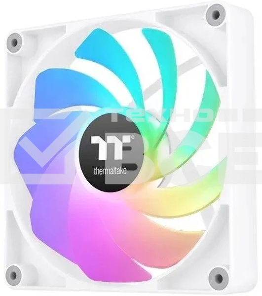 Вентилятор для корпуса Thermaltake CT120 Sync Reverse ARGB 120х120x25 белый 4-pin 31.2дБ (упак.:2шт) (CL-F175-PL12SW-A) Ret