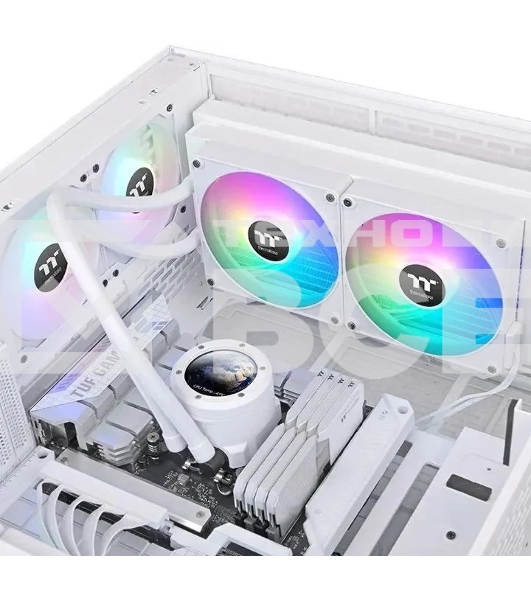 Система водяного охлаждения Thermaltake TH280 V2 Ultra EX Snow ARGB Soc-AM5/AM4/1151/1200/1700 белый 4-pin 30.7dB Al+Cu LCD Ret (CL-W427-PL14SW-A)