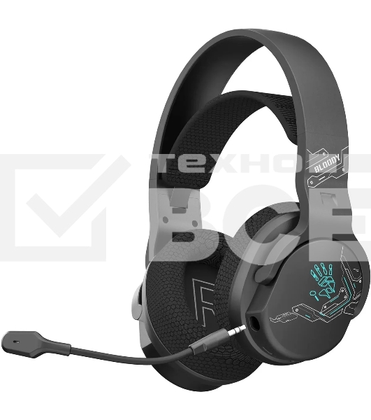 Наушники с микрофоном A4Tech Bloody GR370 черный мониторные BT оголовье (GR370)