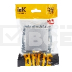 Розетка 1-местная IEK BRITE РСбш10-3-БрА (BR-R16-16-K47) с заземлением, с защитными шторками и крышкой, 16А IP20, алюминий, фото3