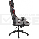 Кресло игровое Бюрократ VIKING 4 AERO RUS белый/синий/красный/черный, искусст. кожа/ткань, две подушки, фото47