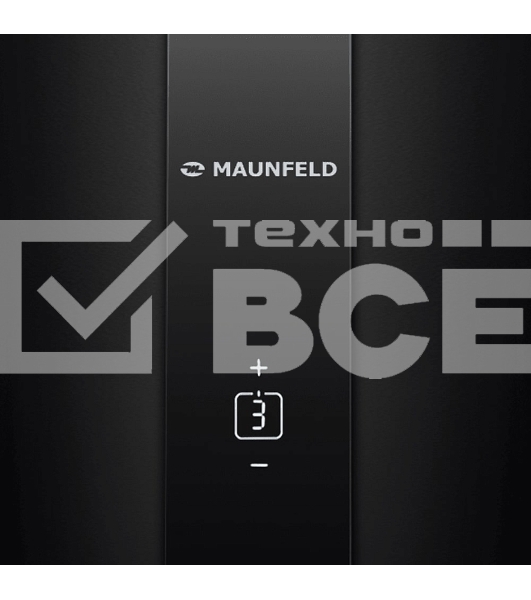 Вытяжка островная Maunfeld Lee Light Isla 35 черный, 35.15 см, 1050 куб. м/ч, 63 дБ (sensor)