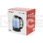 Чайник электрический Atlanta, ATH-2532 черн, стекло Стекло, 1,7л, 2200Вт, ЦИФРОВОЙ КОНТРОЛЛЕР ТЕМПЕРАТУРЫ НА РУЧКЕ, черный, температурная иллюминация, защита от перегрева без воды., фото5