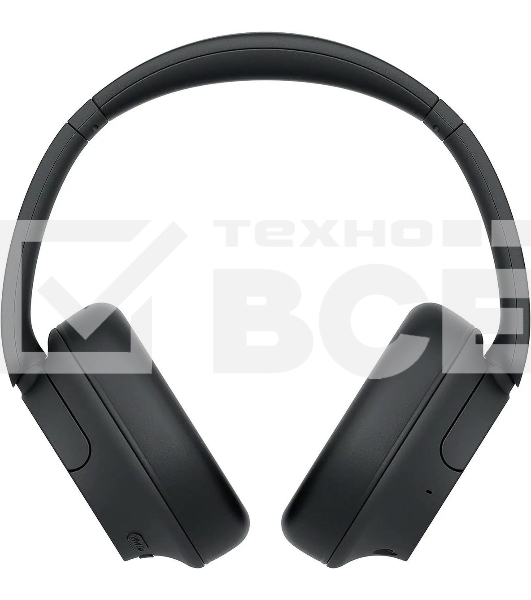 Беспроводные/проводные наушники SONY WH-CH720N черный, полноразмерные, Bluetooth + проводной, активное шумоподавление, до 50 ч