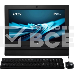 Моноблок MSI Pro AP162T ADL-012XRU 15.6' Full HD Touch N100 (0.8) 4Gb SSD 128Gb UHDG CR без ОС 2xGbitEth WiFi BT 65W клавиатура мышь Cam черный 1920x1080 (9S6-A60211-048)