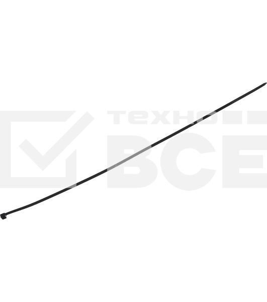 Нейлоновые стяжки Fortisflex КСС 4х370 черный 100 штук