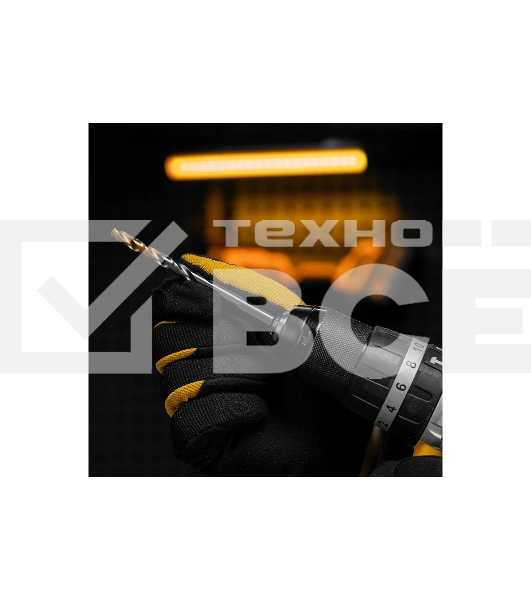 Сверло спиральное по металлу Denzel 6,5 x 100 мм, Р6М5, Golden Tip