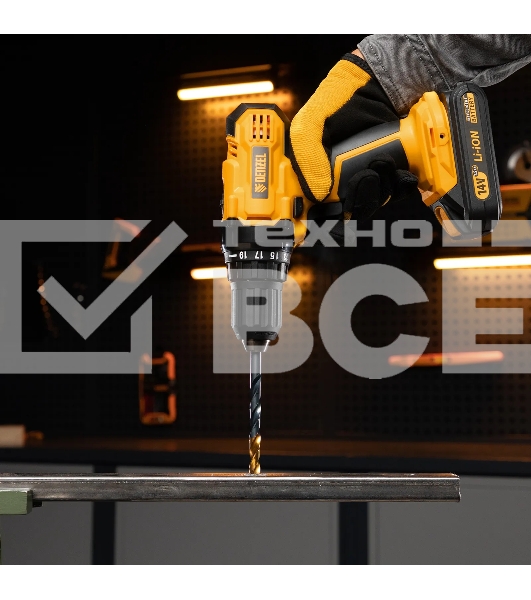 Набор сверл по металлу Denzel 1-13 мм, HSS-Tin, Golden Tip, 25 шт