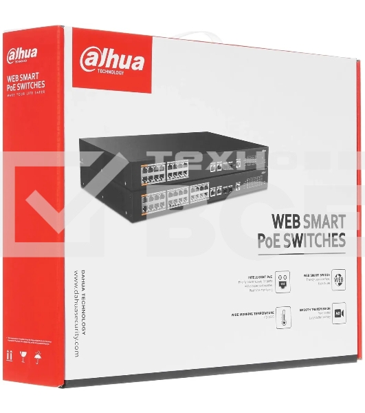 Коммутатор Dahua DH-PFS4226-24ET-240 управляемый