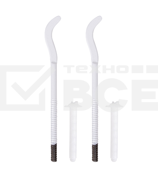 Комплект плоских кронштейнов Royal Thermo с дюбелями 7,2х170мм