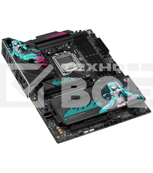Материнская плата ASUS ROG STRIX X870E-H GAMING MIKU AM5 ATX 4xDDR5 2xPCIEx16 4xM.2 3xUSB-C HDMI 5GLAN Wi-Fi 7 