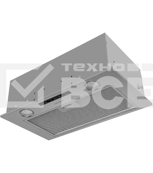 Вытяжка полновстраиваемая Maunfeld Crosby Light 5028, нержавеющая сталь, 50 см, 850 куб. м/ч, 55 дБ